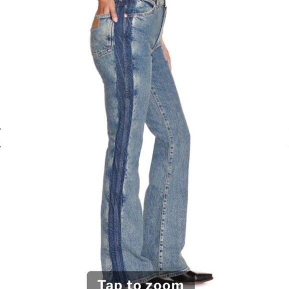 Wrangler gravity two tone acid wash westward 626 high rise boot cut jeans 28/32 - Picture 3 of 15